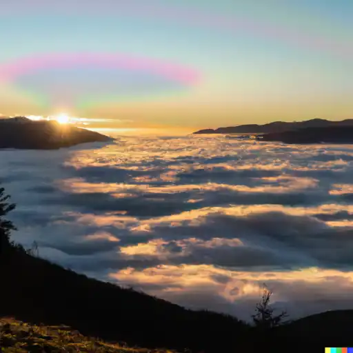 DALL·E 2022 10 12 22.10.42   Sunrise in the mountains above the clouds gigapixel low_res scale 6_00x